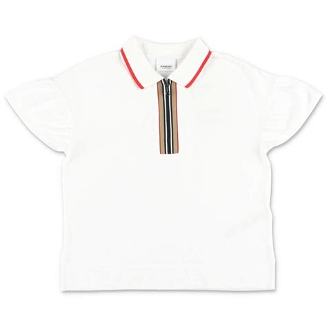 polo bianca burberry|burberry polo outlet.